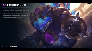 HEXTECH RAMMUS SKIN SPOTLIGHT10082024 [upl. by Squier]