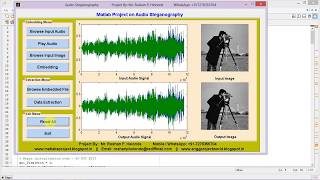 Audio Steganography Using Image Processing Full Matlab Project Code [upl. by Ahsakat565]