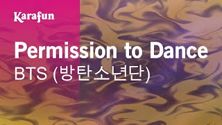 Permission to Dance  BTS 방탄소년단  Karaoke Version  KaraFun [upl. by Attenreb]