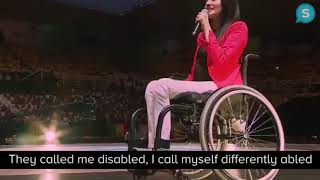 A handicapped woman motivational speech [upl. by Behre718]