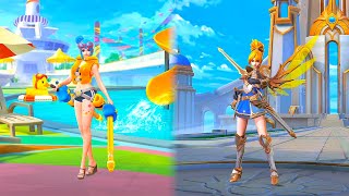 Fanny Lightborn Ranger Skin VS Lifeguard Skin  Mobile LegendsBang Bang [upl. by Ennahtebazile452]