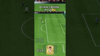 CHIESA IS BROKENIN FC25 MUST TRY [upl. by Hermie728]