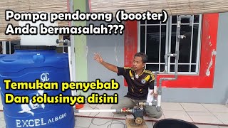 Solusi permasalahan pompa pendorong booster pump Tidak mau menyala tidak mau mati cetakcetok [upl. by Eicnahc]