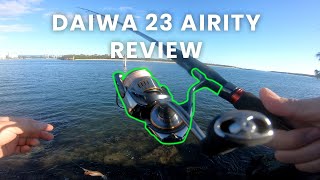 DAIWA AIRITY 2023 Review  Light Powerful and Easytouse Spinning Reel [upl. by Shani79]