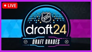 🔴GRADING Every Teams PICKS in NHL ENTRY DRAFT 2024  Juddz Budz 120 [upl. by Chick]