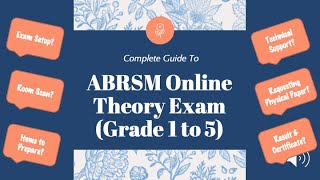 COMPLETE GUIDE TO ABRSM ONLINE THEORY EXAM｜Exam Setup｜How to do Room Scan｜Items to Prepare [upl. by Assenav]