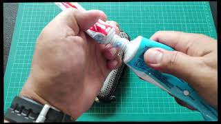 How to refill empty toothpaste tube for your next camping trip [upl. by Uball267]