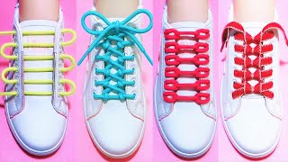 35 Ways to tie your shoelaces How to tie shoelaces shoes lace styles shoelace shorts viral [upl. by Whiney]