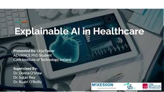 Explainable Artificial intelligence in Healthcare [upl. by Adnahcal809]