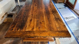 10’ Ontario Barnwood Frame Base Table [upl. by Reerg]