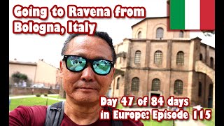 Ep115 Traveling to Ravenna from Bologna Italy [upl. by Sylado]