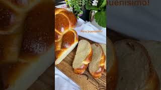 Descubre este PAN Milchzopf Pan alemán shorts panaderia bakingbread [upl. by Anaert]