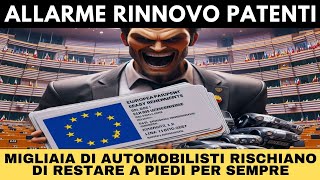 RINNOVO PATENTE DI GUIDA le nuove regole dellUnione Europea fanno tremare gli automobilisti [upl. by Aliekat]