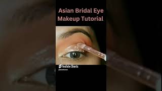 Asian Bridal Eye Makeup shorts youtubeshorts eyemakeup asianbridalmakeup [upl. by Anima455]