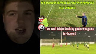 Prestatyn 02 Buckley matchday vlog Inform Bucks too strong for Seasiders [upl. by Aleakcim]