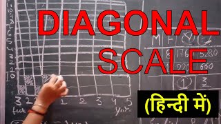 diagonal scale in hindi [upl. by Ackler26]