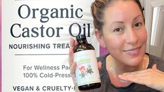 👀At 46 my Castor Oil Face Routine amp FAQs  Women Over 40 [upl. by Otho]