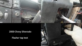 2000 Silverado turn signal flasher tap test [upl. by Maury124]