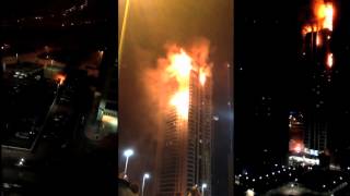 Tamweel Tower fire [upl. by Burget]