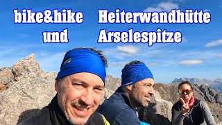 bikeamphike Heiterwandhütte und Arserlespitze in den Lechtalern [upl. by Anytsirhc]