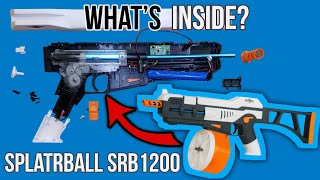 How To Take Apart SPLATRBALL GUN SRB1200 Gel Blaster to Fix Repair Upgrade Mod gearbox gears [upl. by Ohl]