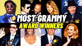 10 Most Grammy Awarded Artists Of AllTime  Celebrity News Today [upl. by Eirruc590]