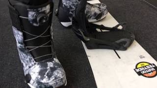 Burton quotStep Onquot Bindings Demo  How They Work [upl. by Hannah529]