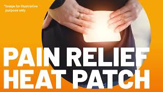 Cura Heat  Up to 24 Hours Pain Relief Heat Patch [upl. by Lorien]