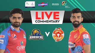 Islamabad United VS Karachi Kings  Match 14  Pakistan Super League  PSL  Live Commentary [upl. by Jorge]