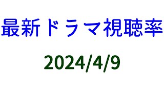 366日 １話 高視聴率！2024年4月9日付☆ドラマ視聴率速報！ [upl. by Vigor]