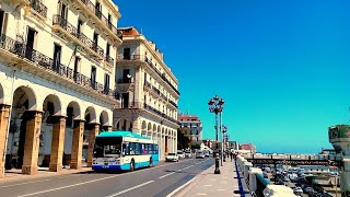 ALGÉRIE Ville dAlger Centre quotplace des Martyrs quot côté littoral et vue sur la gare dAlger [upl. by Golden]