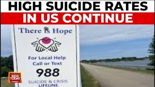 US Suicides Last Year Remained Around Highest level In The Nations History  India Today [upl. by Pamela]