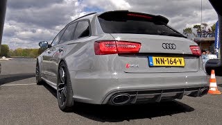 Audi RS6 Avant 40 TFSI V8 Quattro vs MercedesBenz E63S AMG [upl. by Kaspar898]