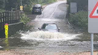 Rufford Ford  Vehicles vs Flooded Ford compilation  32 [upl. by Rehpotsirhc]