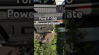 Ford F150 power tailgate how many ways can you open your tailgate shorts [upl. by Annaehr]