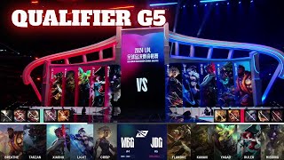 WBG vs JDG  Game 5  LPL Worlds 2024 Regional Qualifier  Weibo Gaming vs JD Gaming G5 full [upl. by Silohcin]