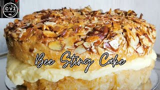 Bee sting cake recipe which I tried for the first time and loved it also called Bienenstich [upl. by Buffum]