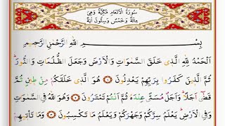 Surah Al Anam  Saad Al Ghamdi surah anaam with Tajweed [upl. by Rafferty]