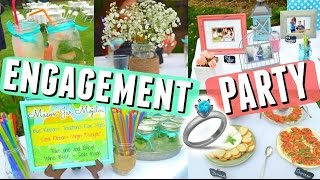 MY ENGAGEMENT PARTY DIY Decorations Games Playlist  Outfit  Wedding Series 👰💍 [upl. by Edgardo816]