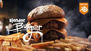 I Made Burger With Blender  Timelapse [upl. by Egdamlat]