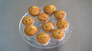 Recept na chutné vanilkové muffiny s čokoládou [upl. by Etyak]