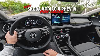 2024 Skoda Kodiaq iV PHEV 15 TSI 150 kW 6DSG  POV Test Drive [upl. by Mcclimans]