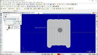 MASTER CAM X5 FACING PROGRAM 2D TOOL PART [upl. by Ilyssa]