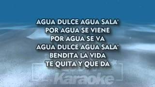 Julio Iglesias Agua Dulce Agua Salá Karaoke MM [upl. by Yelkreb]