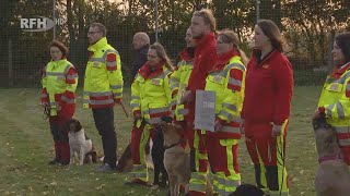 Hundestaffel wird geehrt  Wie mit Hilfe der Vierbeiner Leben gerettet werden  RFH aktuell [upl. by Eiramrebma]