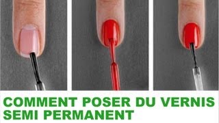 Comment poser du vernis semi permanent [upl. by Penoyer396]