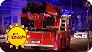 Wenn Falschparker Leben gefährden Feuerwehr vs Falschparker  SAT1 Frühstücksfernsehen  TV [upl. by Munster]