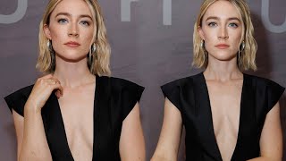 Saoirse Ronan attend The Outrun special screening in London [upl. by Ynes]