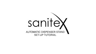 Sanitex Automatic Dispenser Stand Setup Tutorial [upl. by Aulea]