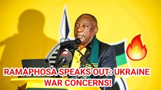 Ramaphosa Condemns Escalation of RussiaUkraine War  South Africa’s Neutral Stance Explained [upl. by Rabah974]